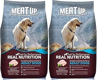 Meat Up Adult Dry Dog Food, 3+3 kg (Buy 1 Get 1 Free), Total 6 Kg Pack